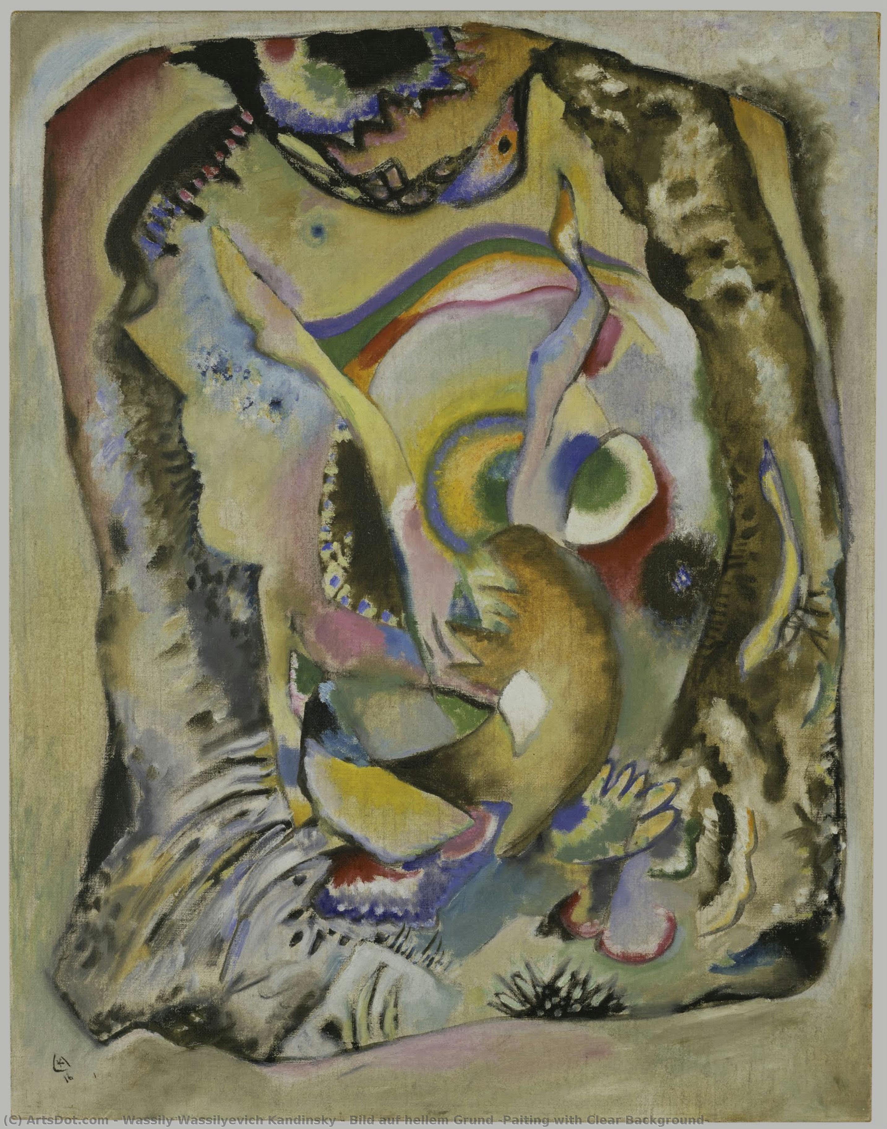 Bild Auf Hellem Grund (paiting With Clear Background) — Wassily Wassilyevich Kandinsky