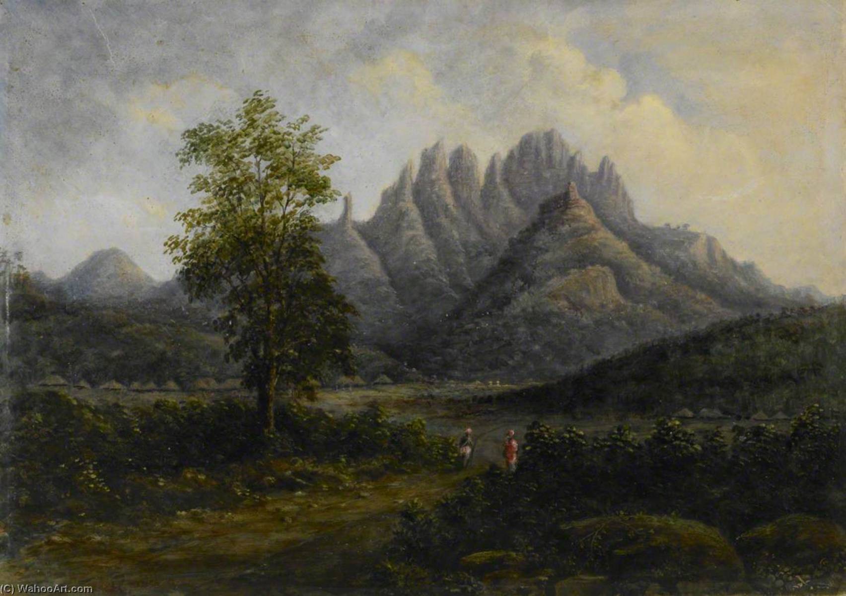 Mountainous Landscape In The Western Ghats — William Robert Houghton