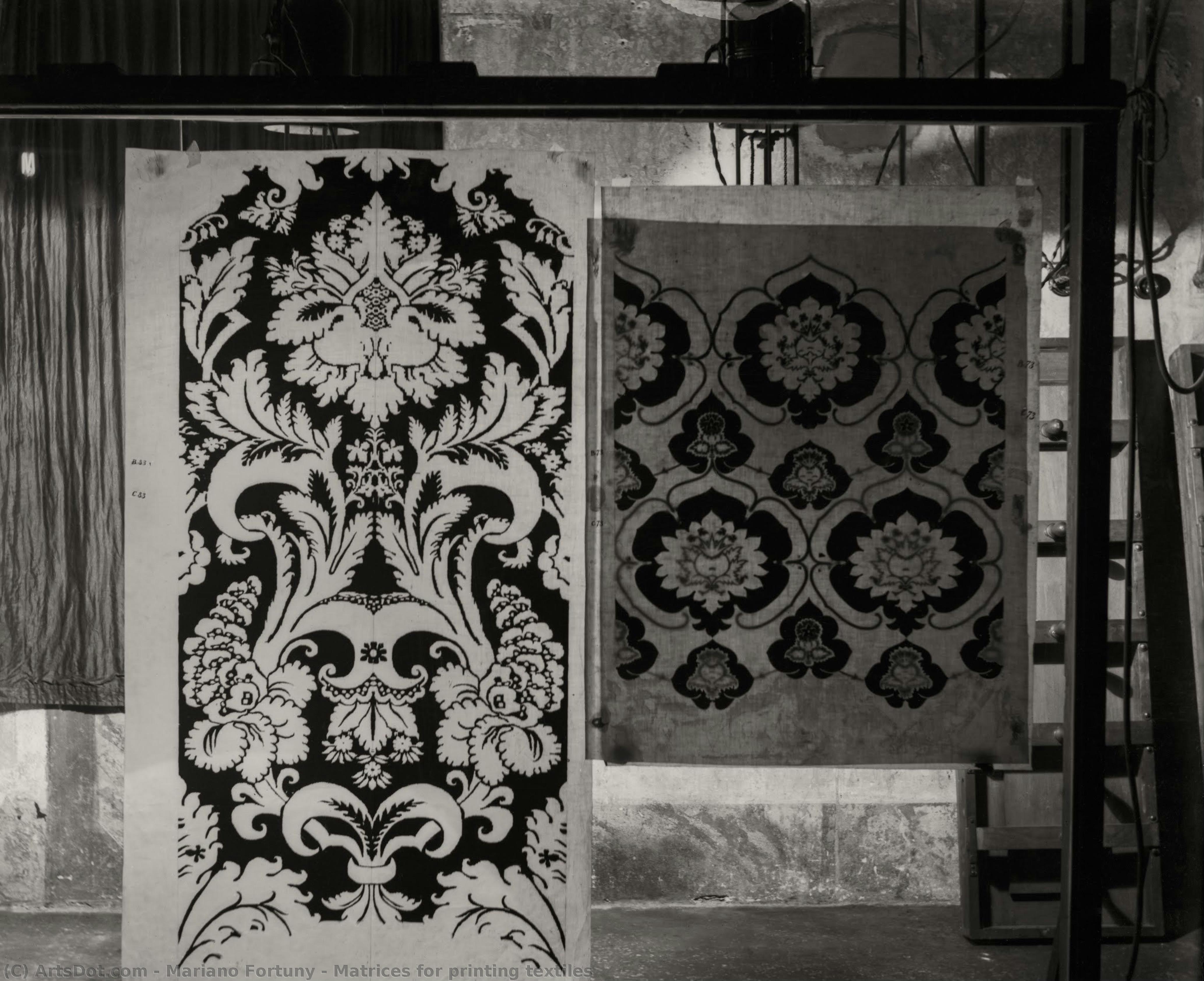 Matrices For Printing Textiles — Mariano Fortuny