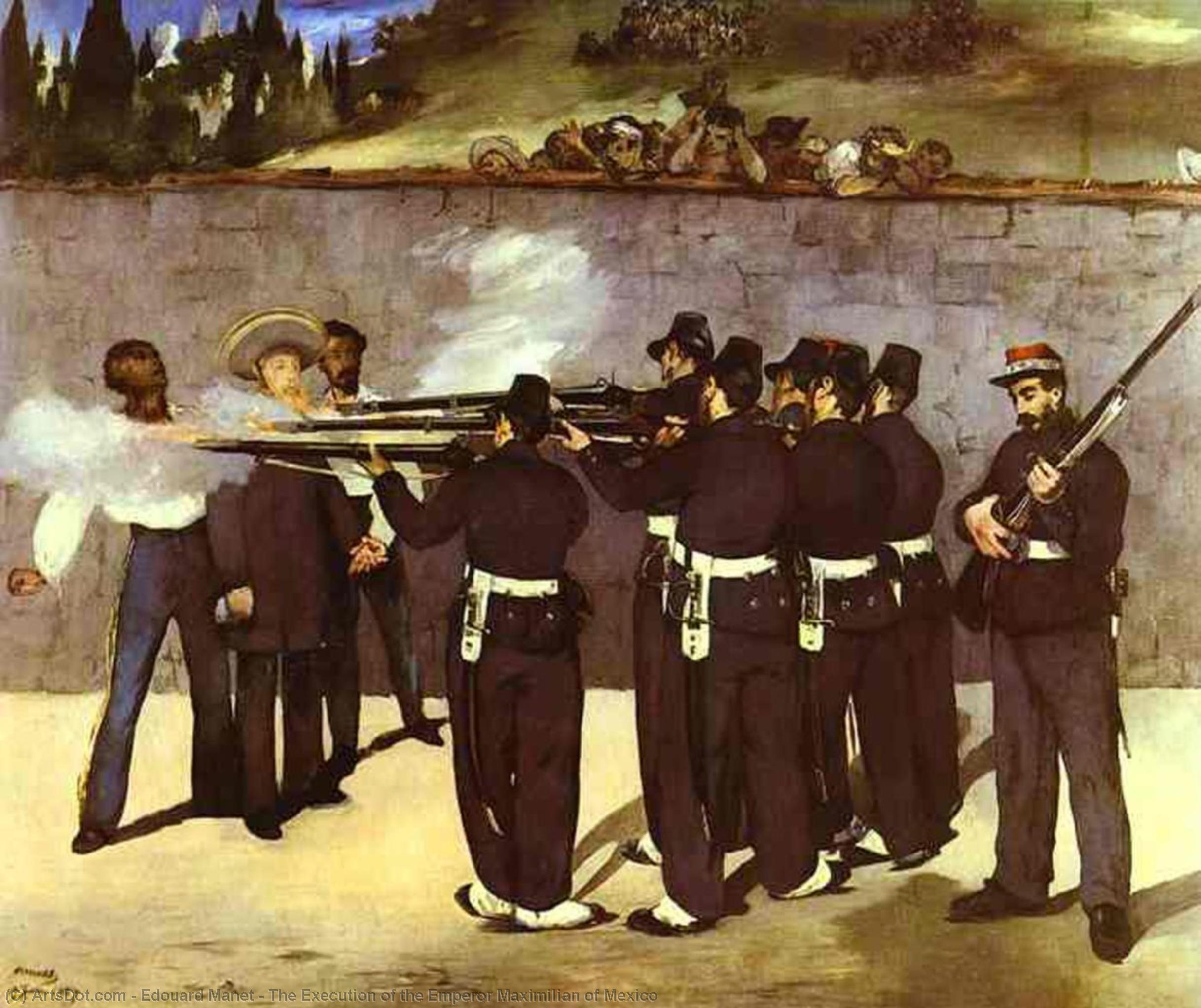 The Execution Of The Emperor Maximilian Of Mexico — Édouard Manet