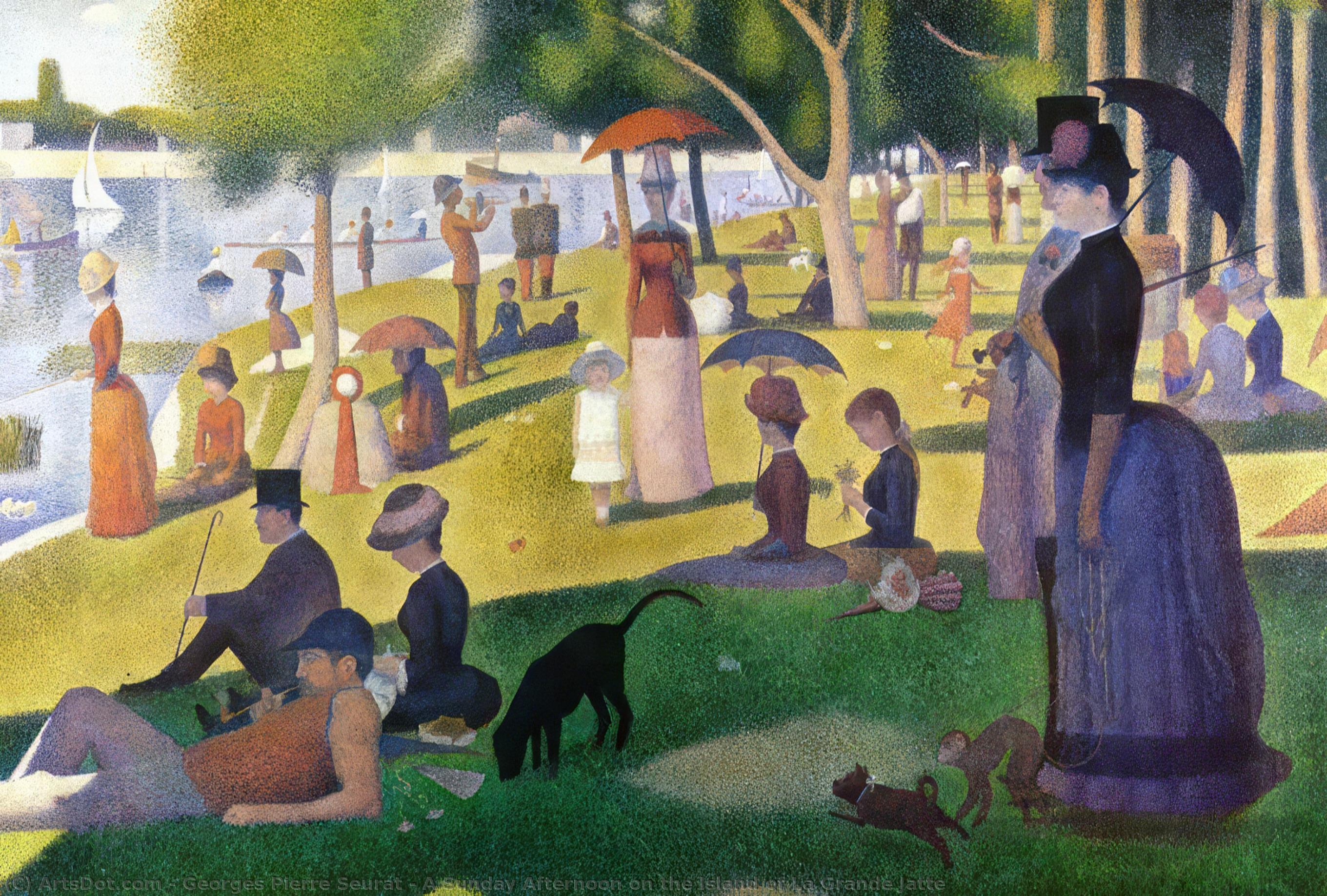 A Sunday Afternoon On The Island Of La Grande Jatte — Georges Seurat