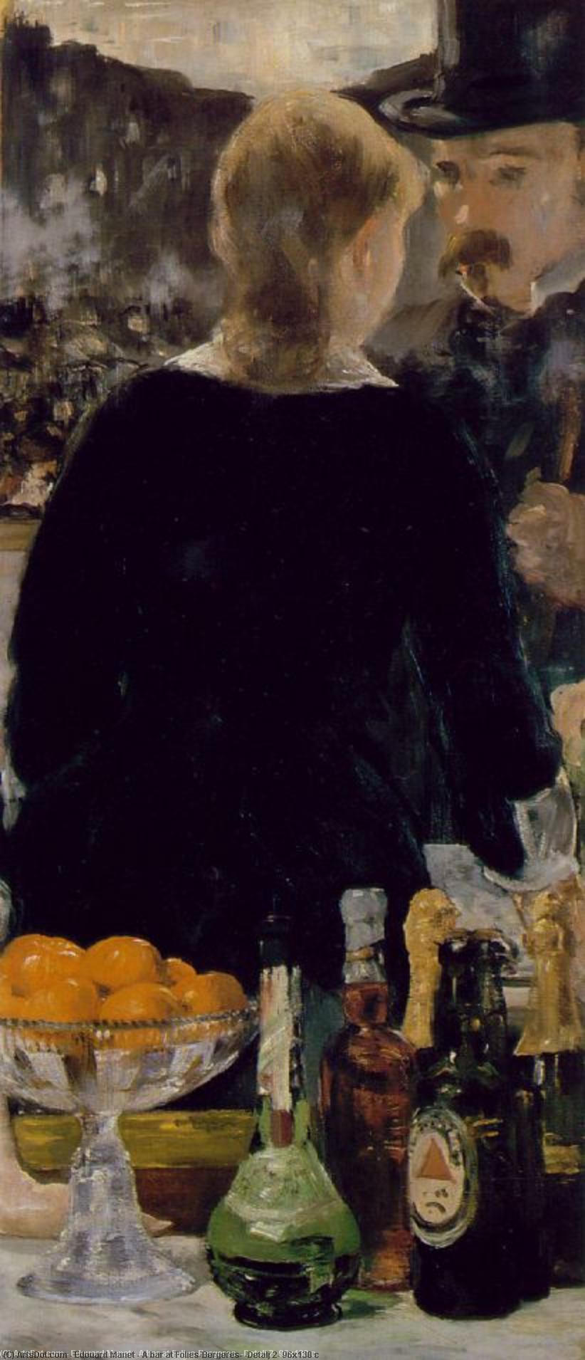 A Bar At Folies-bergeres, (detalj 2) 96x130 C — Édouard Manet
