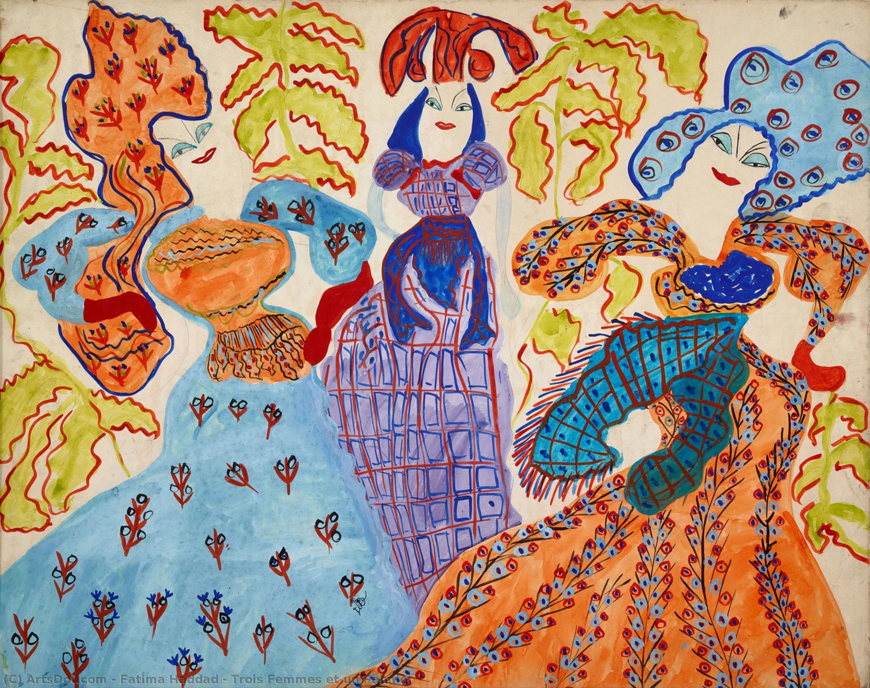 Trois Femmes Et Un Palmier — Fatima Haddad