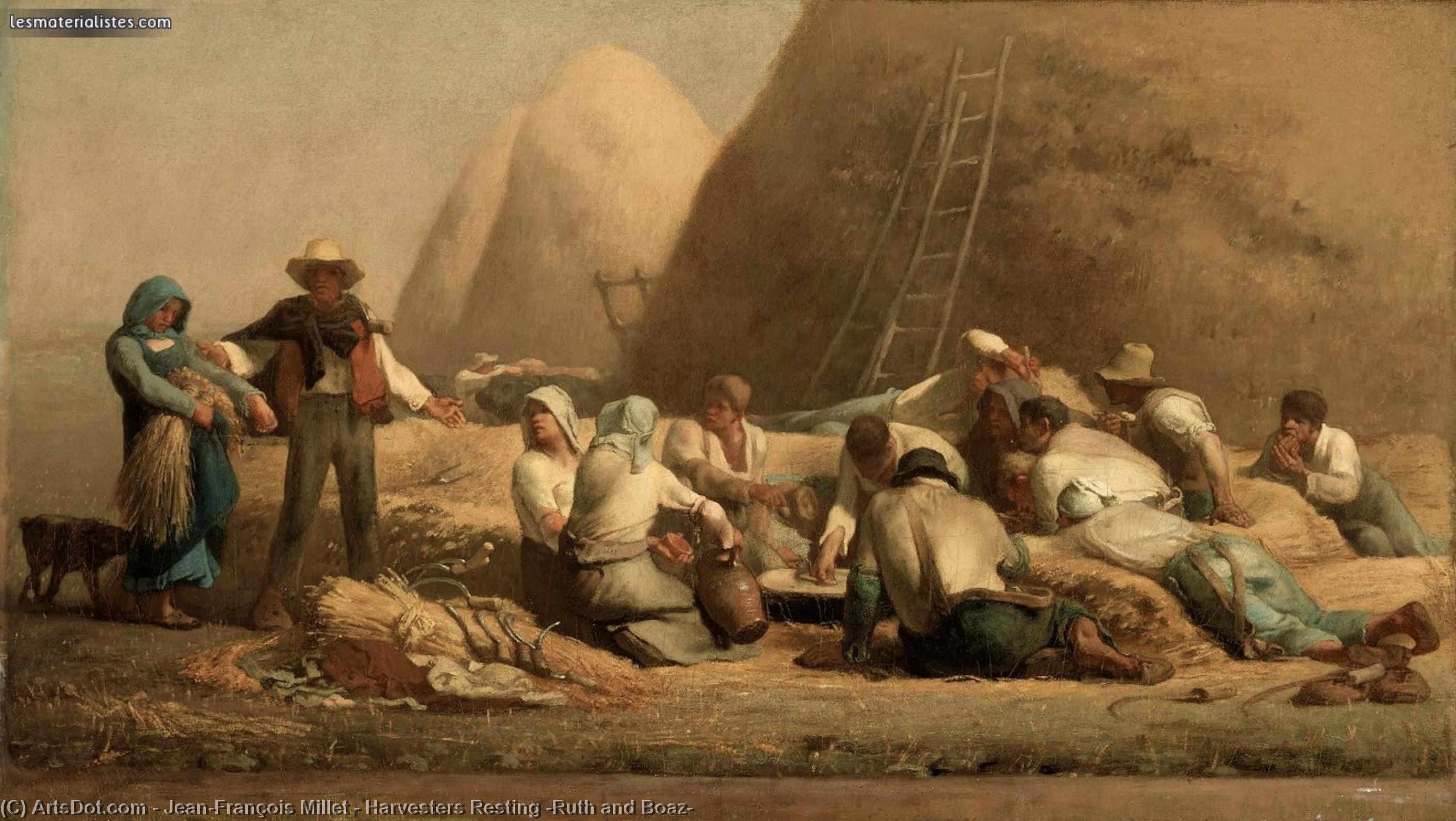 Harvesters Resting (ruth And Boaz) — Jean-françois Millet