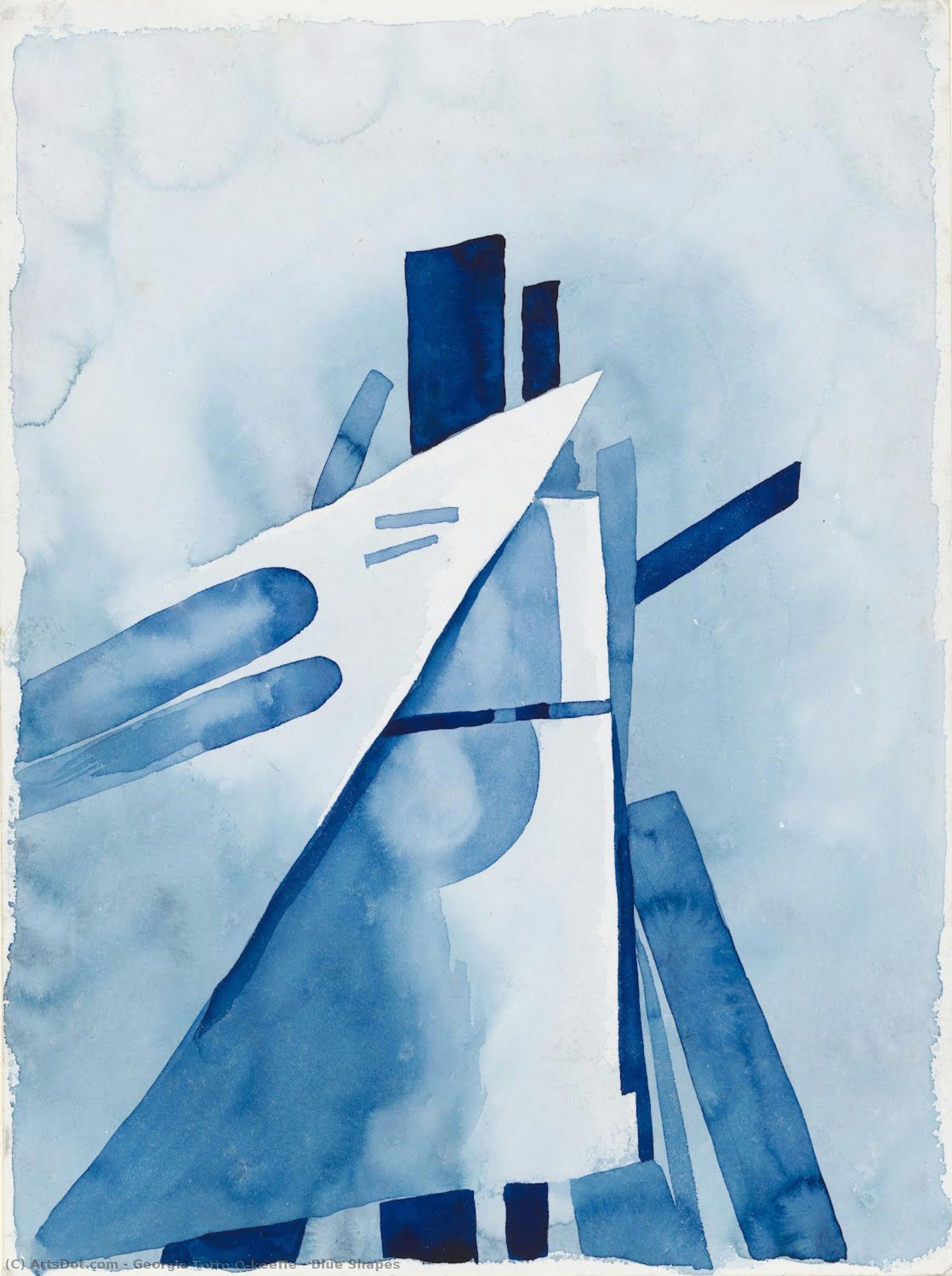 Blue Shapes — Georgia O'keeffe