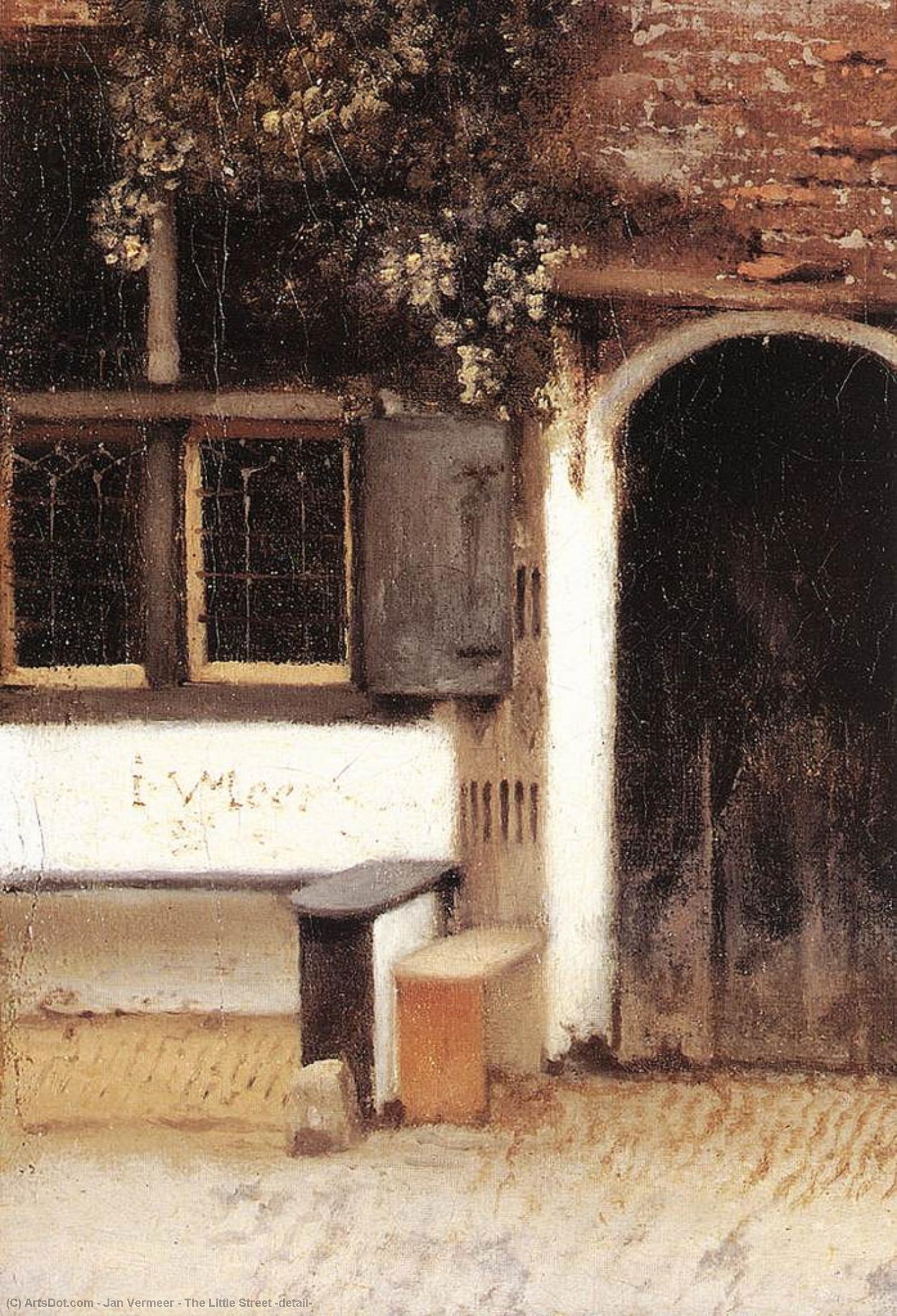 The Little Street (detail) — Johannes Vermeer