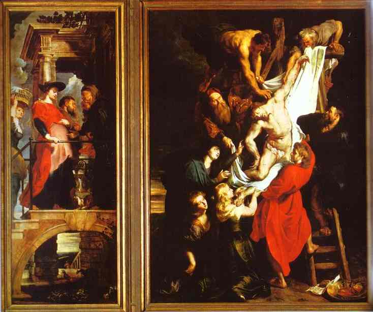 The Descent From The Cross (left) — Peter Paul Rubens