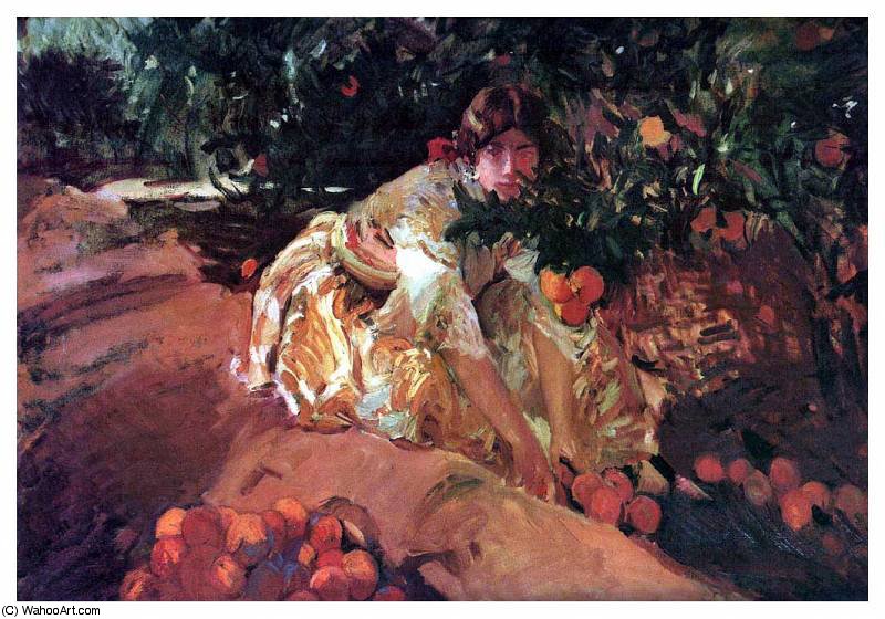 Entre Naranjos — Joaquín Sorolla Y Bastida