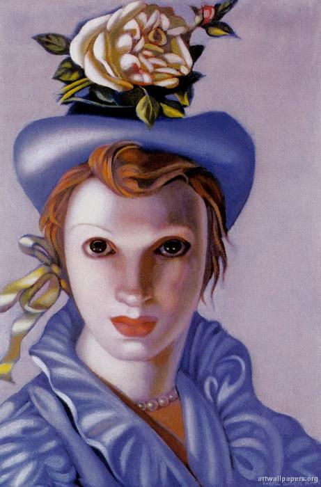 The Rose Hat — Tamara De Lempicka