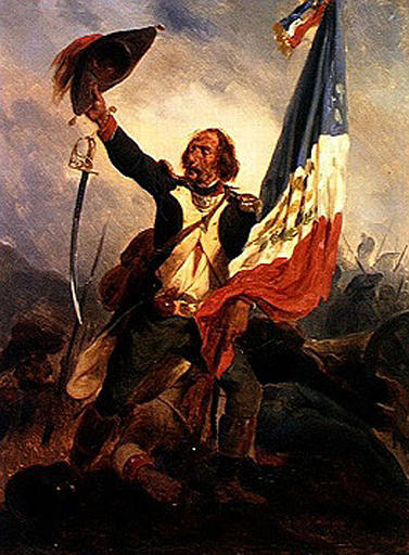 Porte Drapeau De La Republique — Hippolyte Bellangé