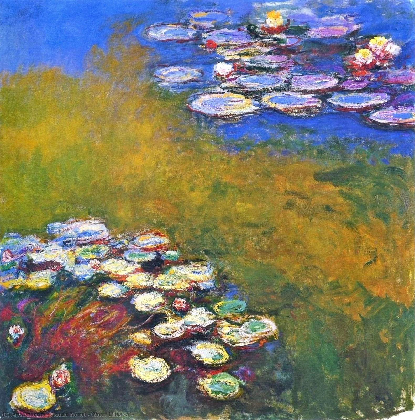 Water Lilies (51) — Claude Monet