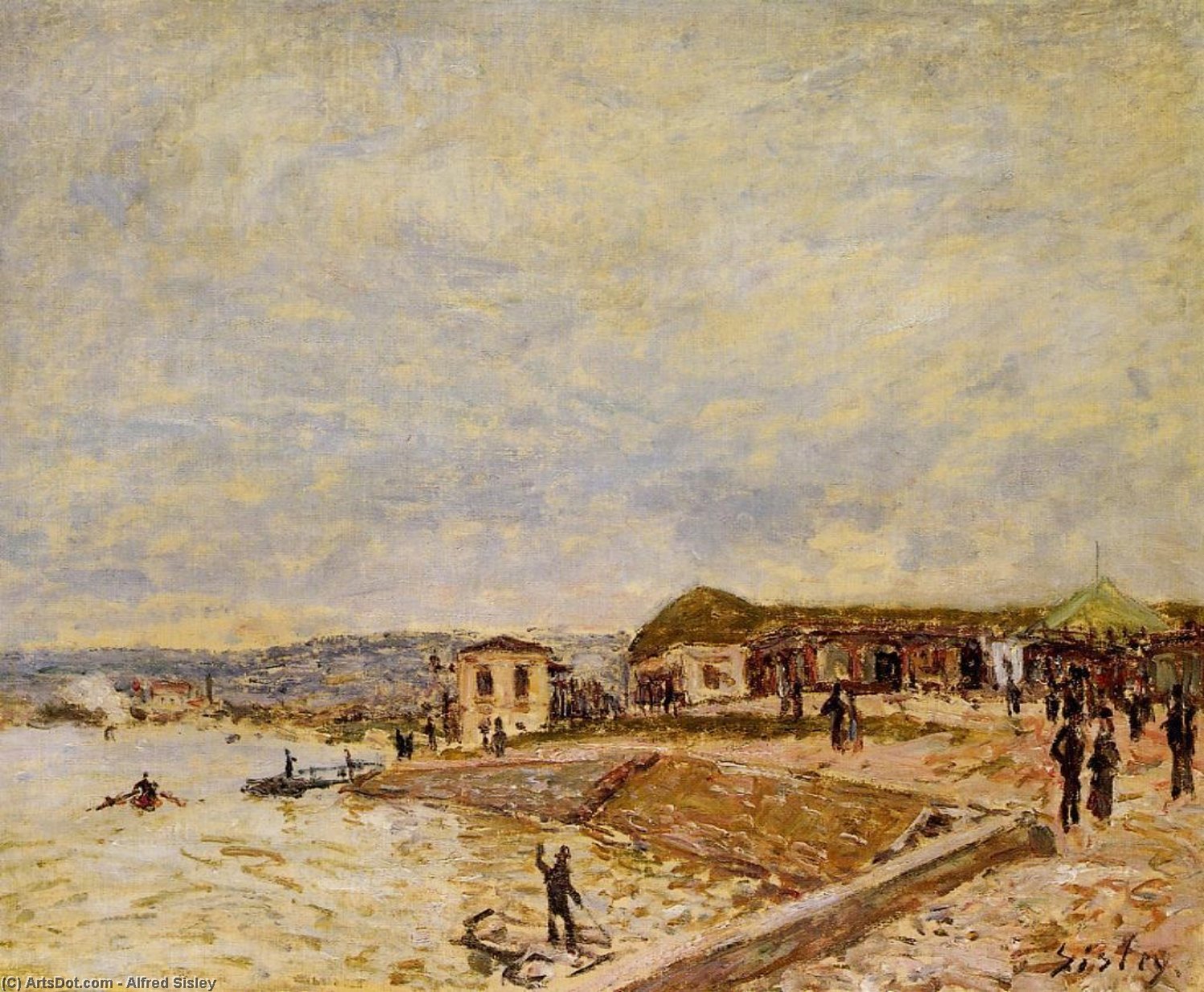 Seine At Daybreak — Alfred Sisley