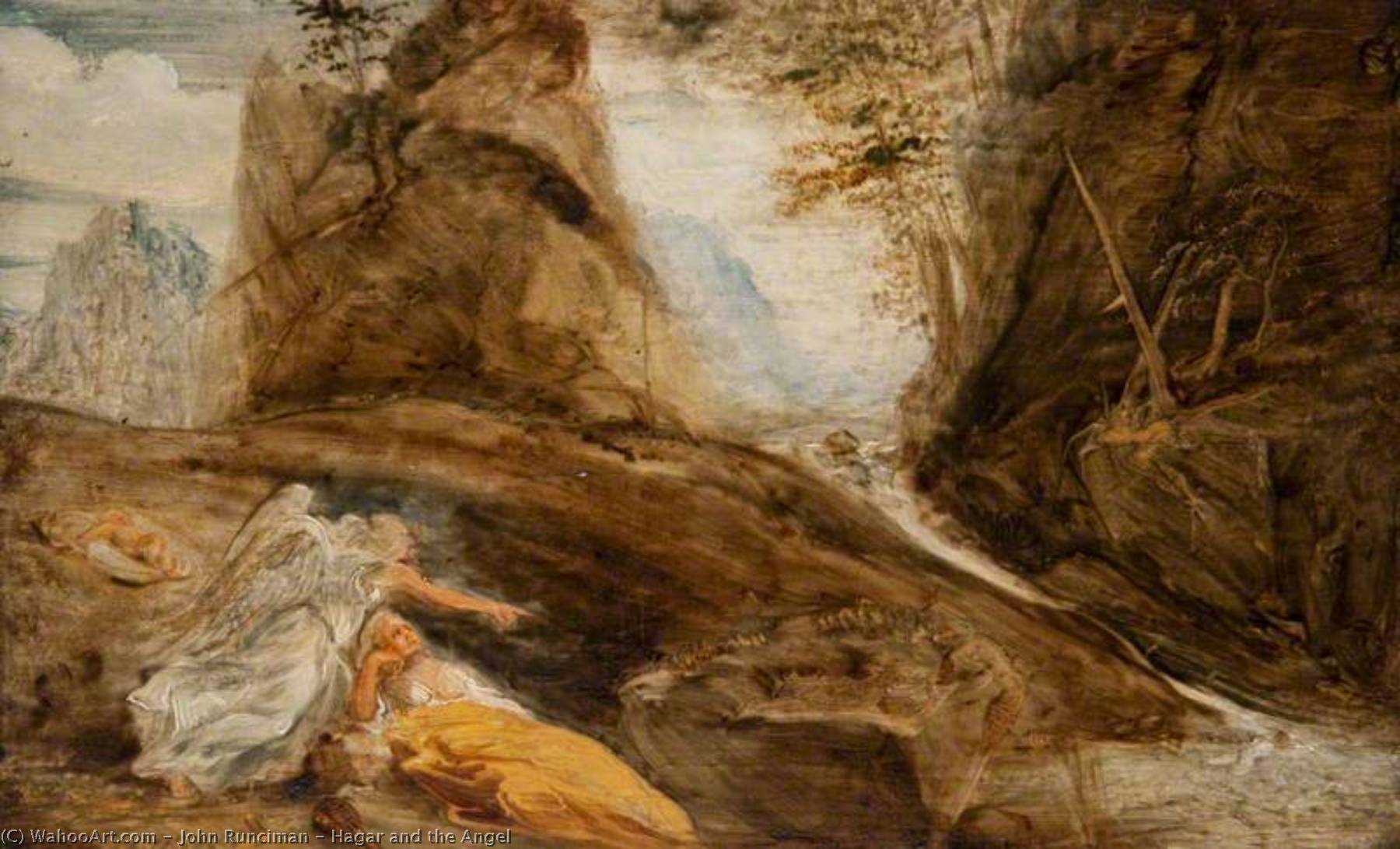 Hagar And The Angel — John Runciman