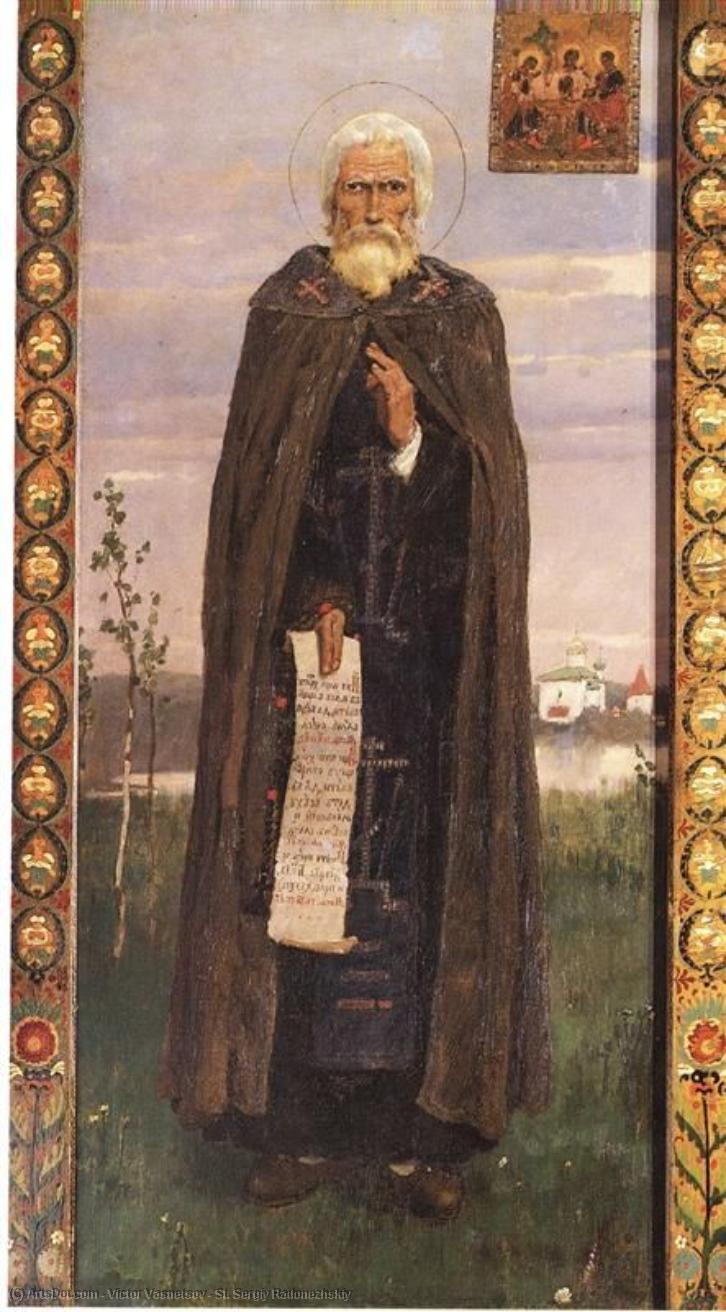St. Sergiy Radonezhskiy — Victor Vasnetsov