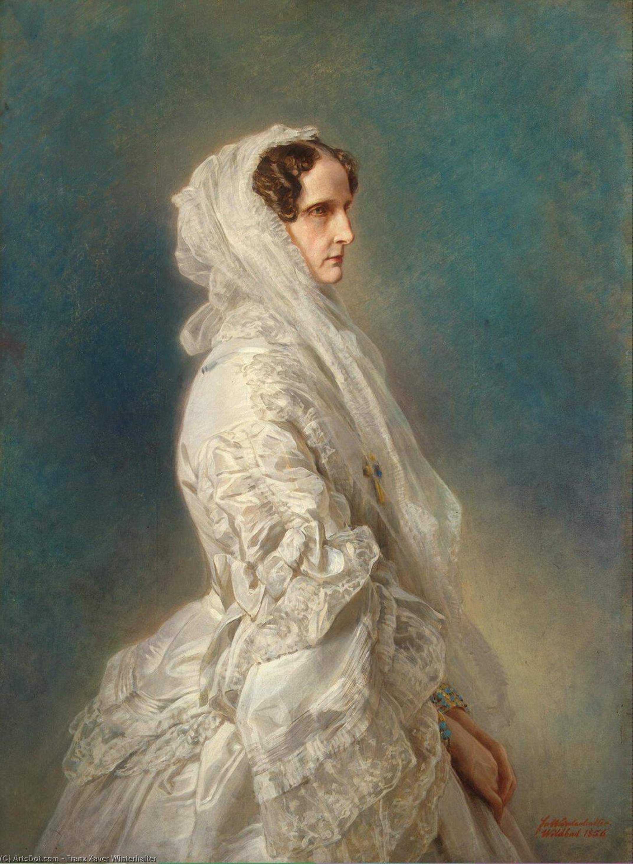 Portrait Of Empress Alexandra Feodorovna — Franz Xavier Winterhalter