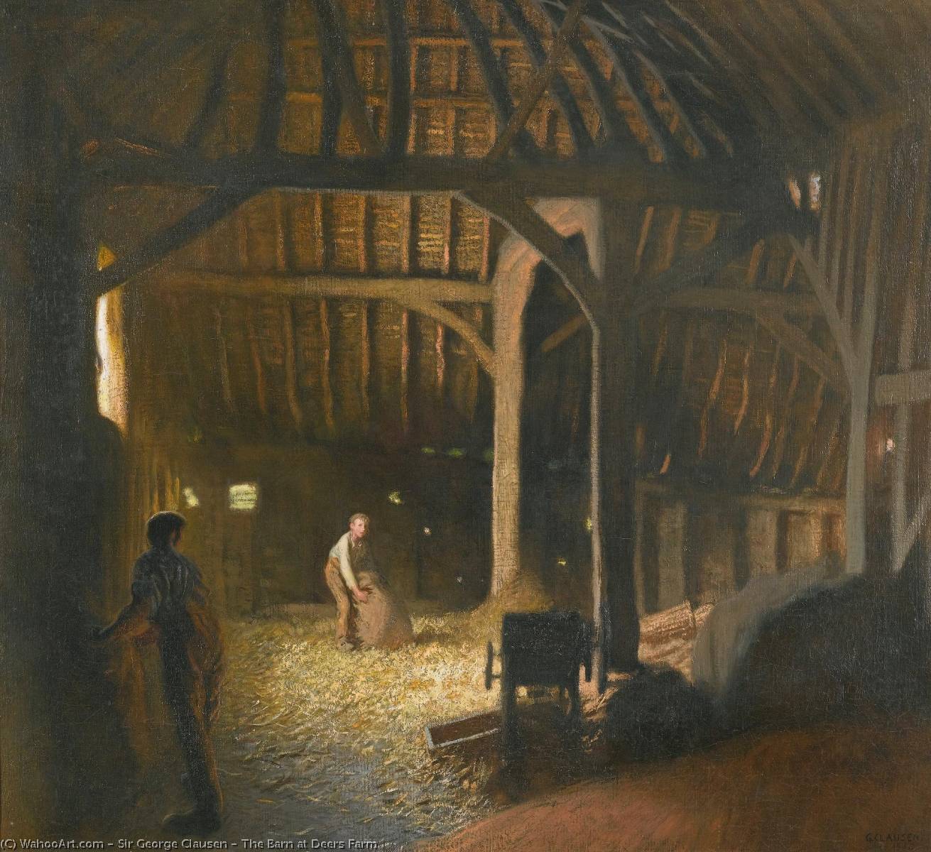 The Barn At Deers Farm — Sir George Clausen
