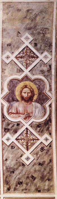 Decorative Band With Figure — Giotto Di Bondone