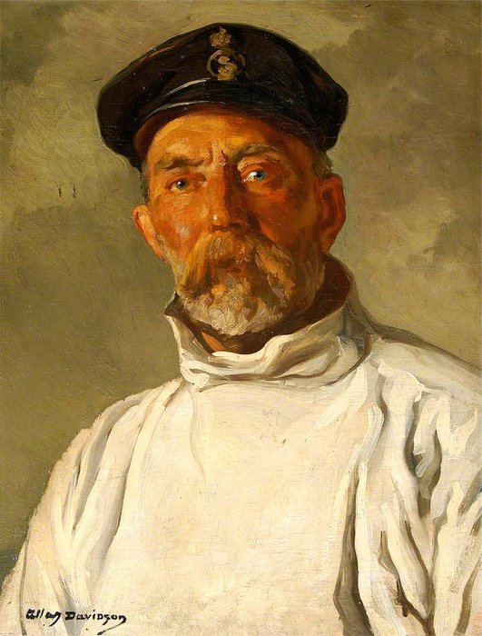 Frank Upcraft, Lifeboat Coxswain — Allan Douglas Davidson