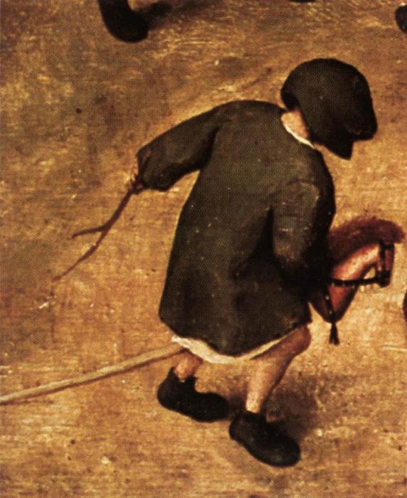 Children's Games (detail) (15) — Pieter Bruegel The Elder