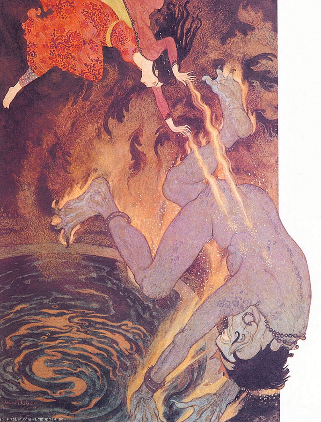 Firey Deathof Pers Kill — Edmund Dulac