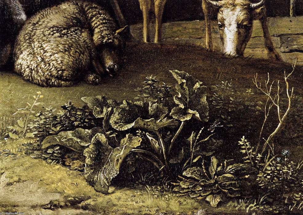 A Husbandman With His Herd (detail) — Paulus Potter