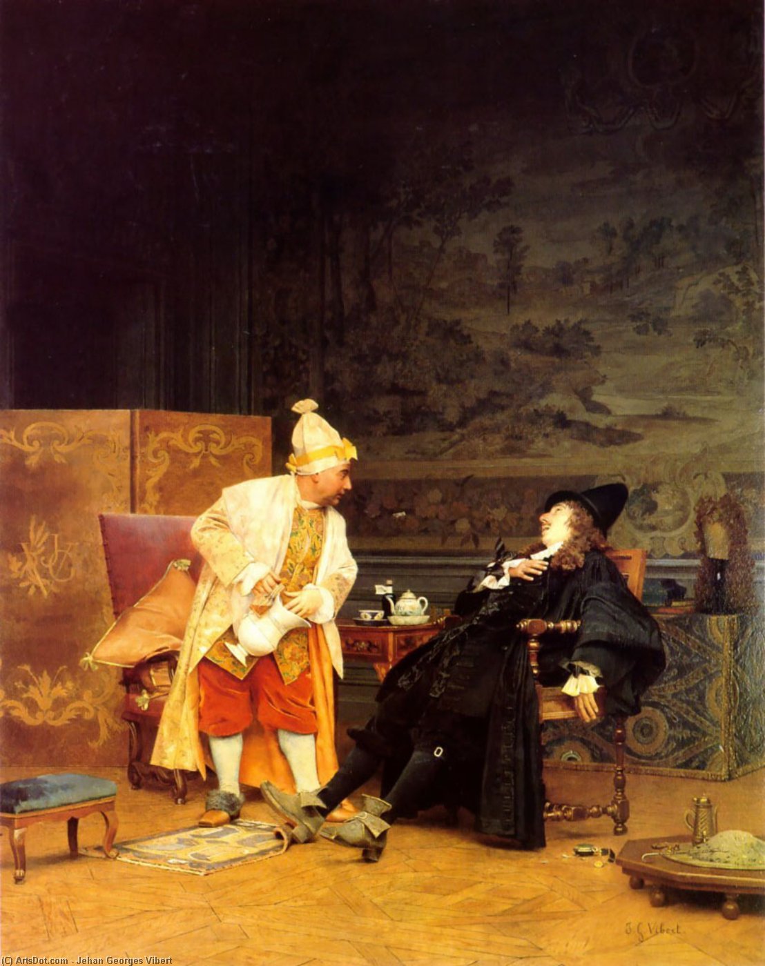 The Sick Doctor — Jehan Georges Vibert