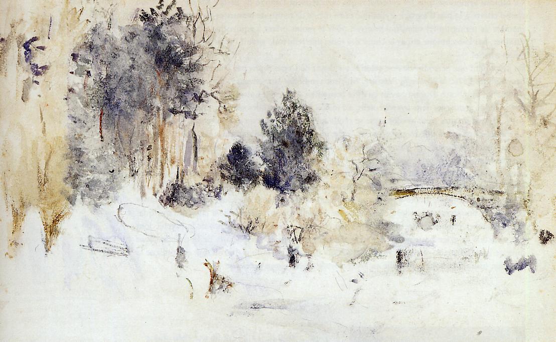 Snowy Landscape (also Known As Frost) — Berthe Morisot