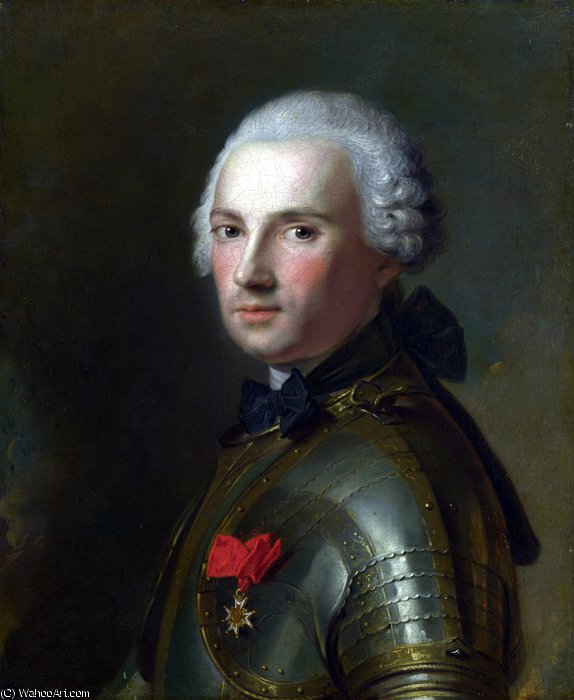 Portrait Of A Man In Armour — Marc Nattier