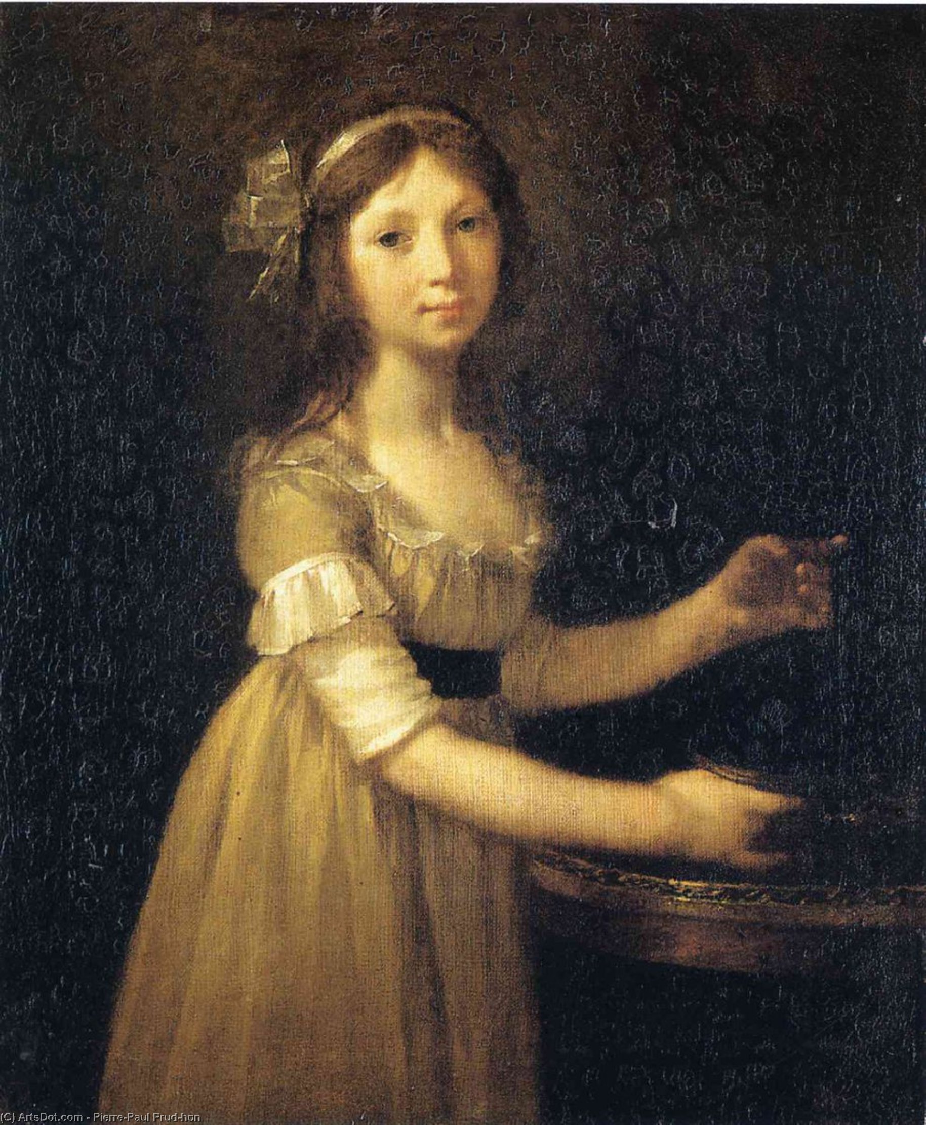 Marguerite-marie Lagnier, Ten Years Old — Pierre-paul Prud'hon