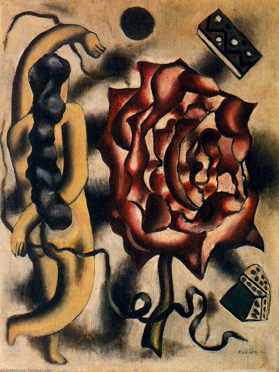 The Woman In The Pink — Fernand Léger