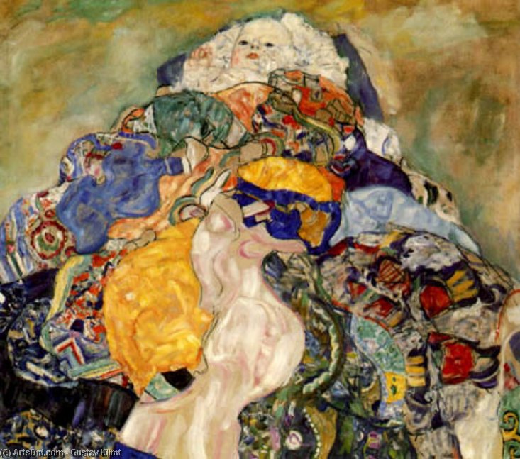 Baby (detail), 1917-18 - Washington, National Gallery Of Art — Gustav Klimt