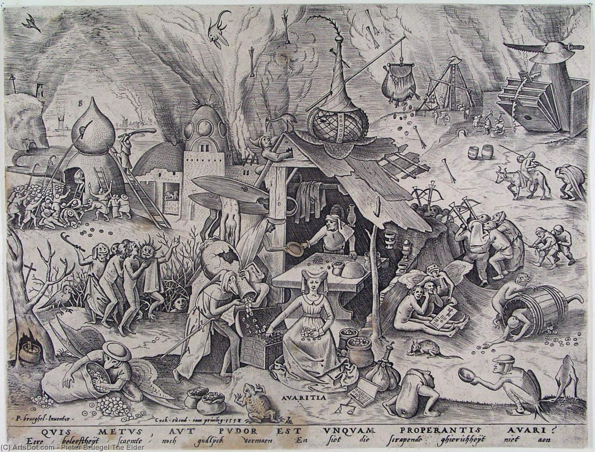 Greed — Pieter Bruegel The Elder