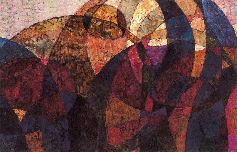 Study For ''fuga Y Cromático Cálido'' — František Kupka