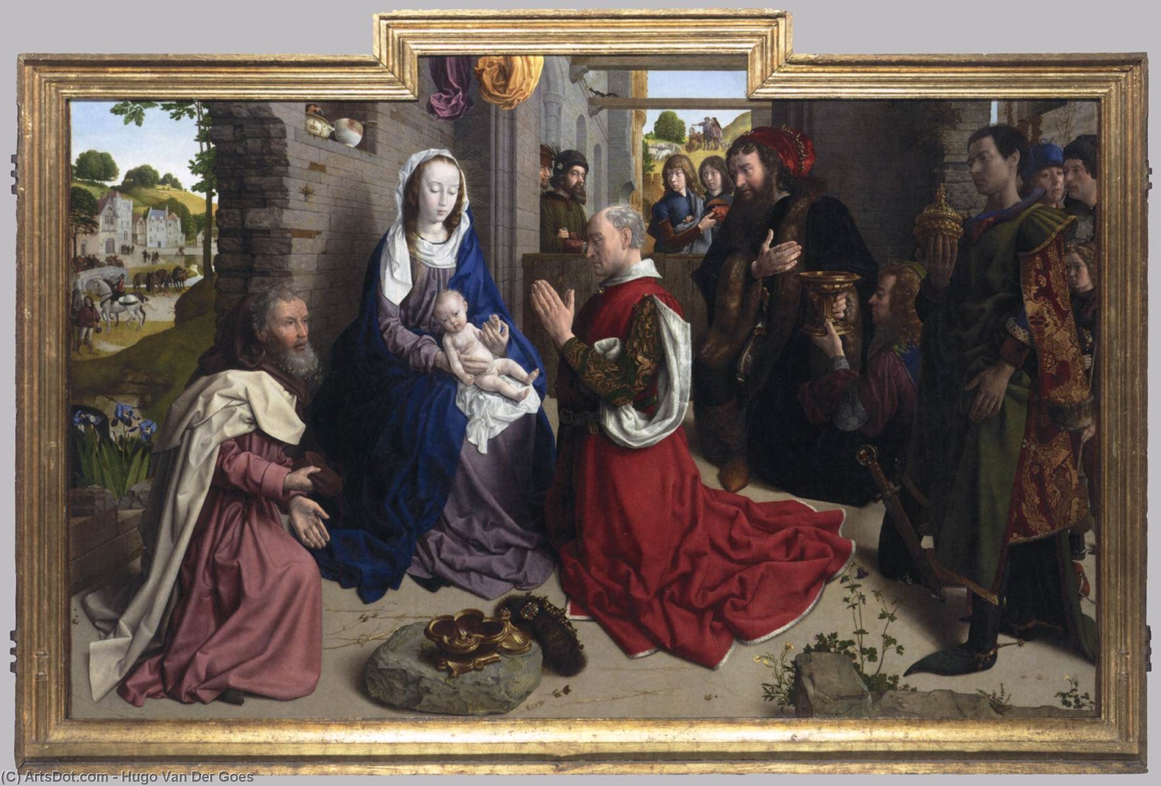 Monforte Altarpiece (10) — Hugo Van Der Goes