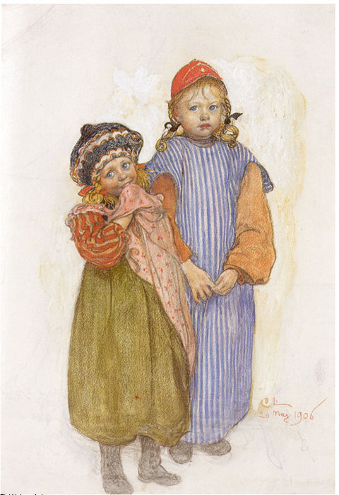 Las Ni__as Del Carpintero Helberg — Carl Larsson