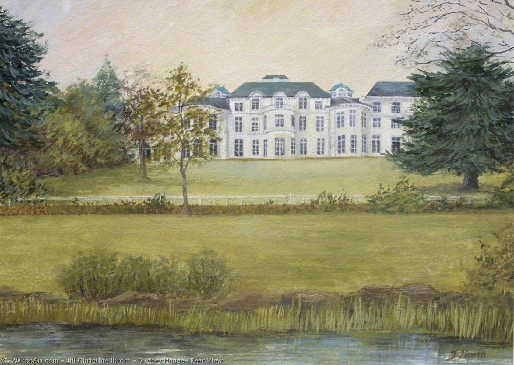 Bushey House, Rear View — Jill Christine Ibrom