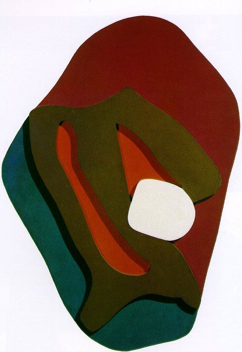 Enak's Tears (terrestrial Forms), (86.2 X 58.5 Cm) (1917) — Jean Arp