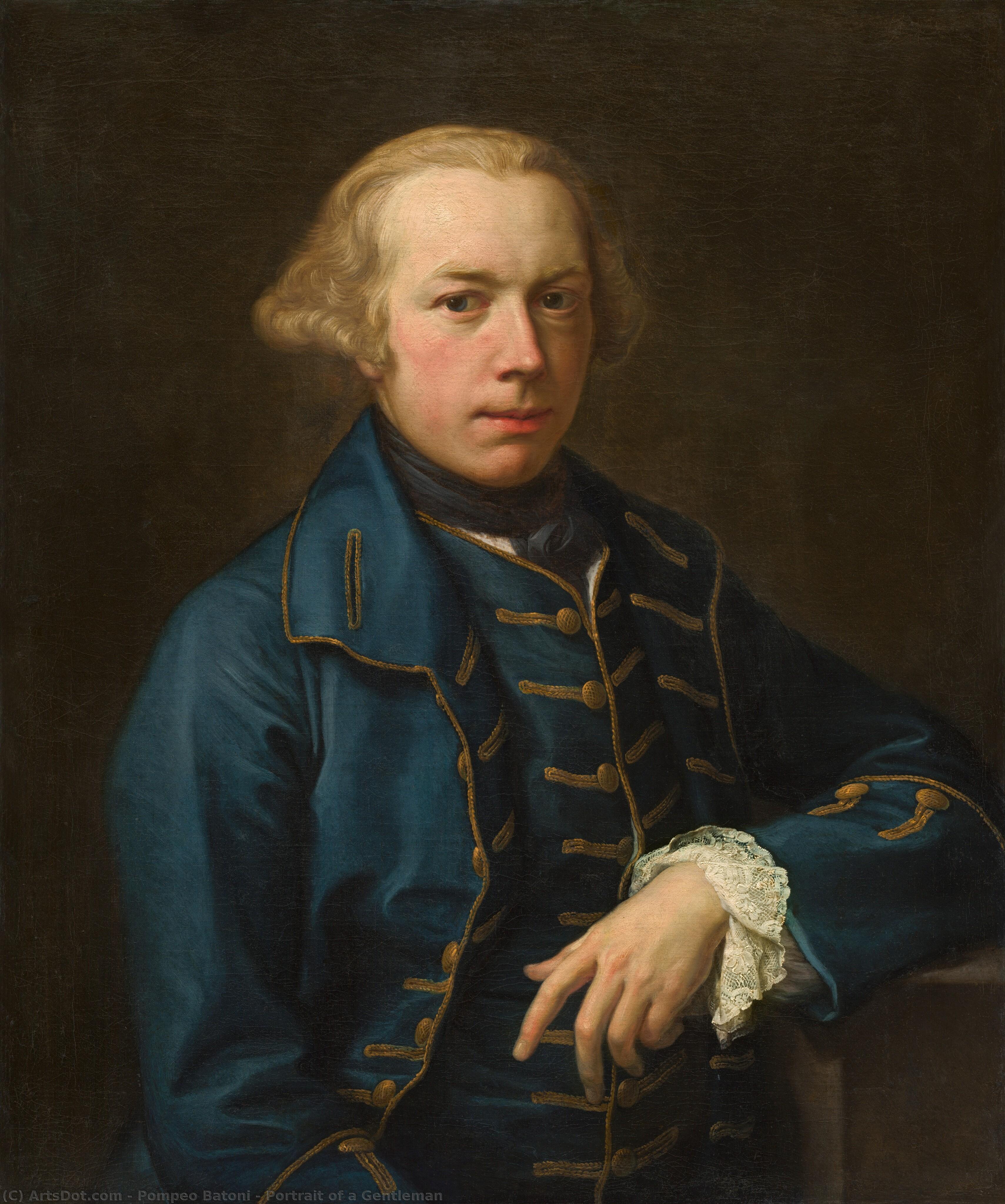 Portrait Of A Gentleman — Pompeo Batoni