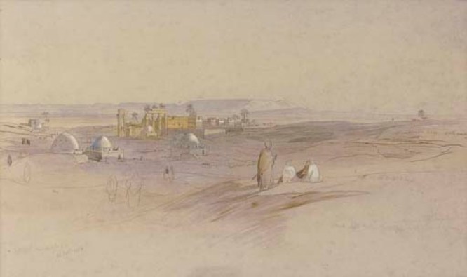 Sunrise At Erment, Egypt — Edward Lear