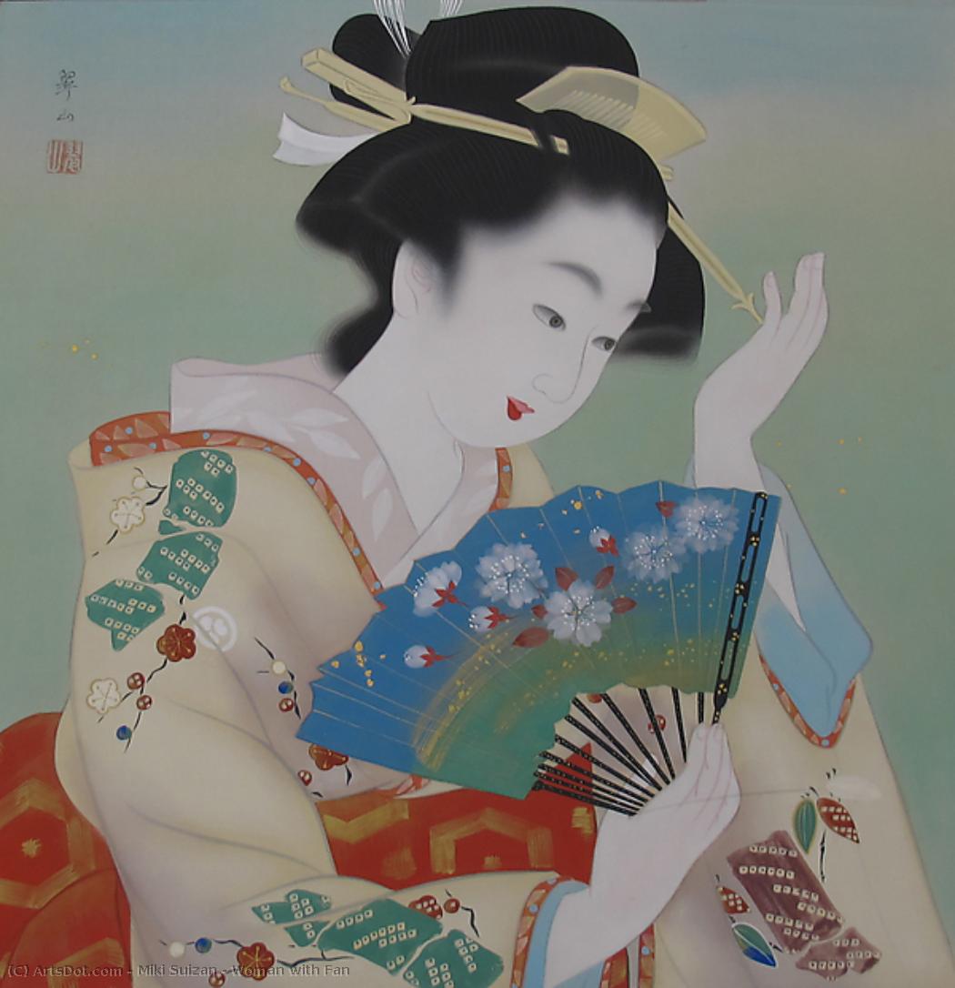 Woman With Fan — Miki Suizan