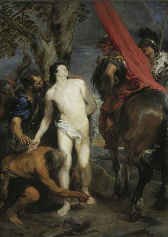 Saint Sebastian Bound For Martyrdom — Sir Anthony Van Dyck