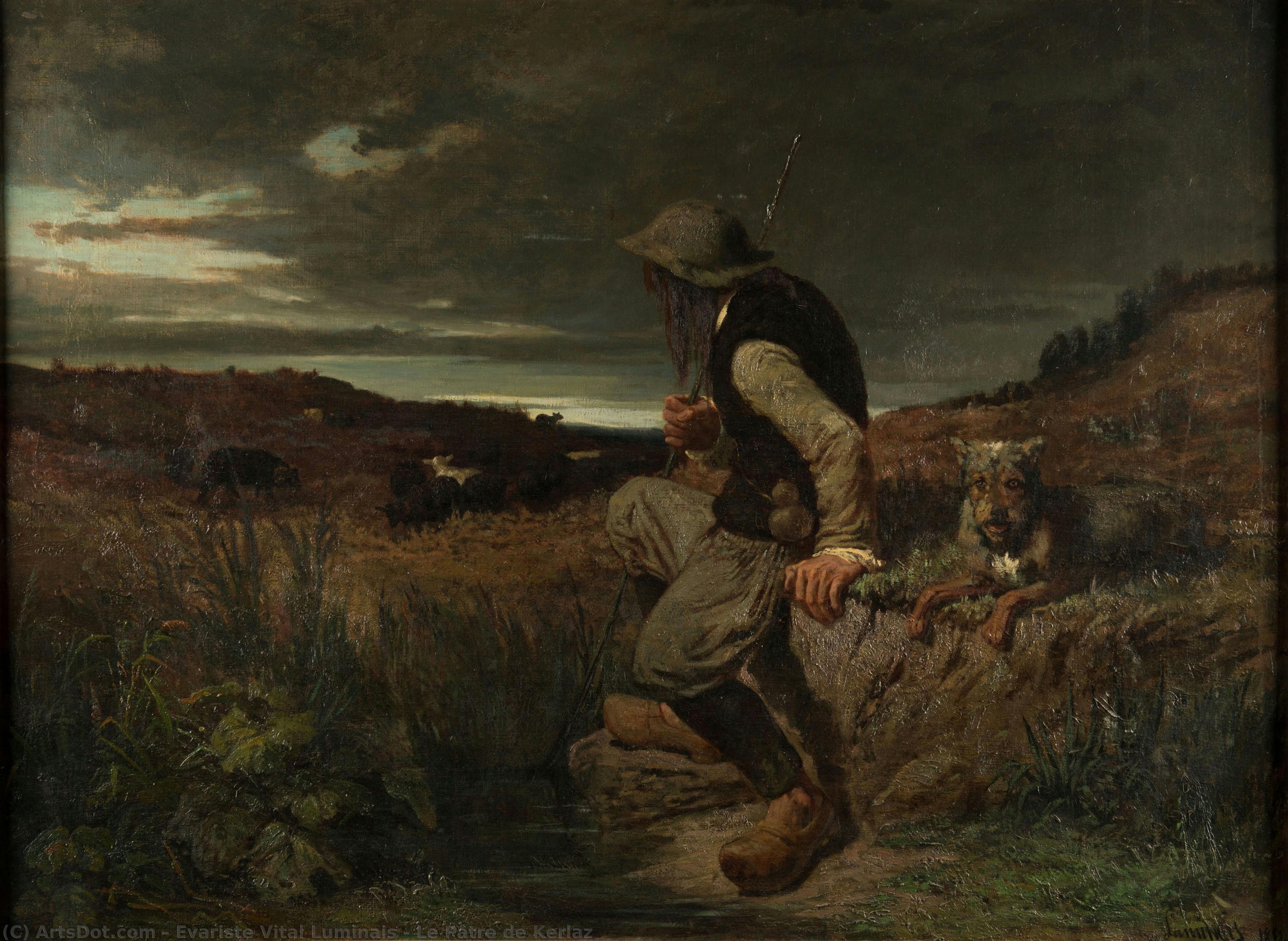 Le Pâtre De Kerlaz — Évariste Vital Luminais