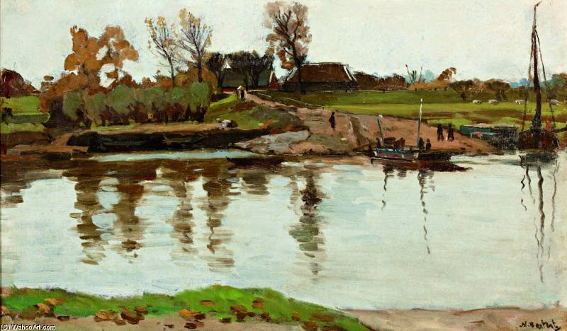 Veerpont Aan De Vecht — Nicolaas Bastert