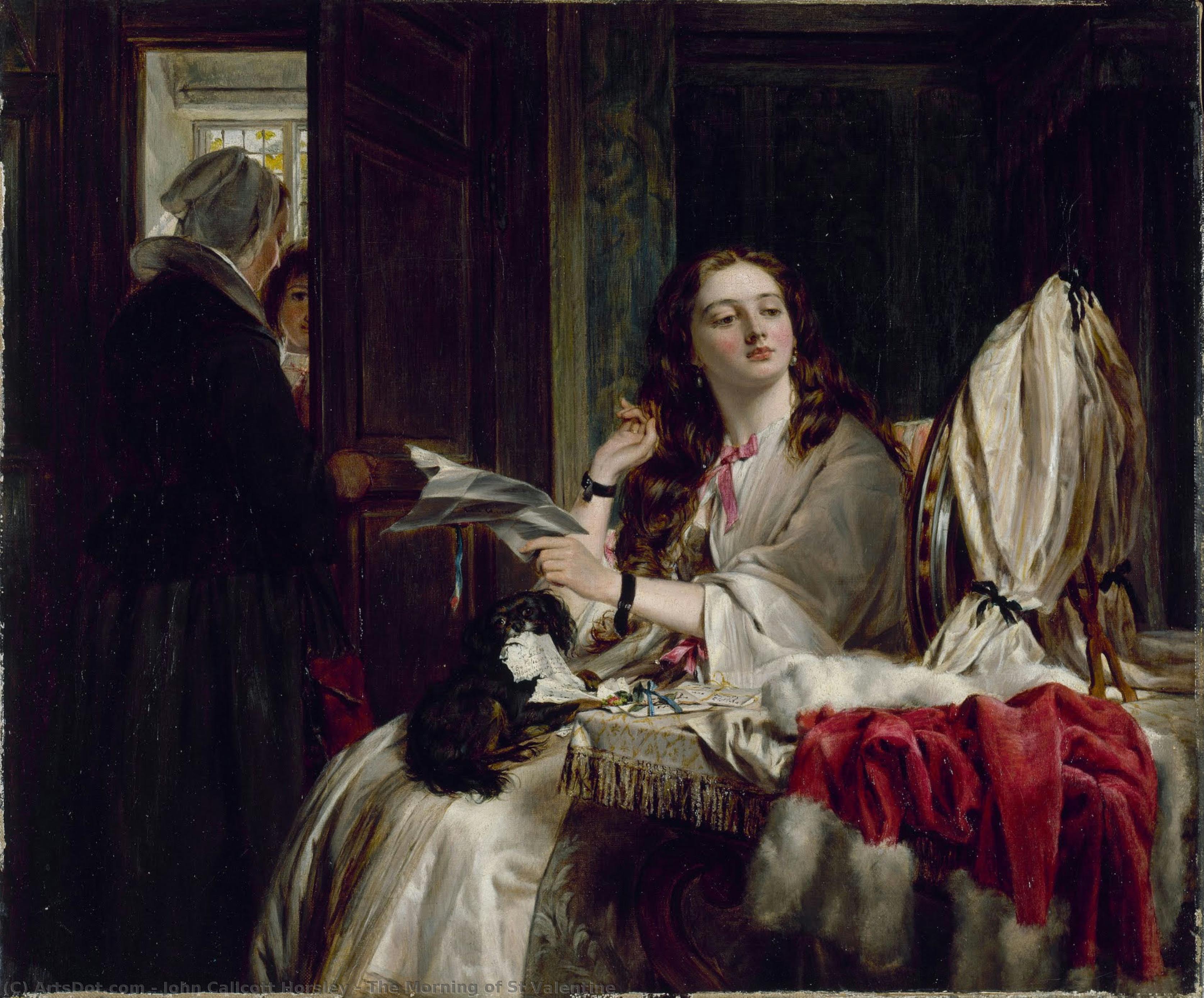 The Morning Of St Valentine — John Callcott Horsley