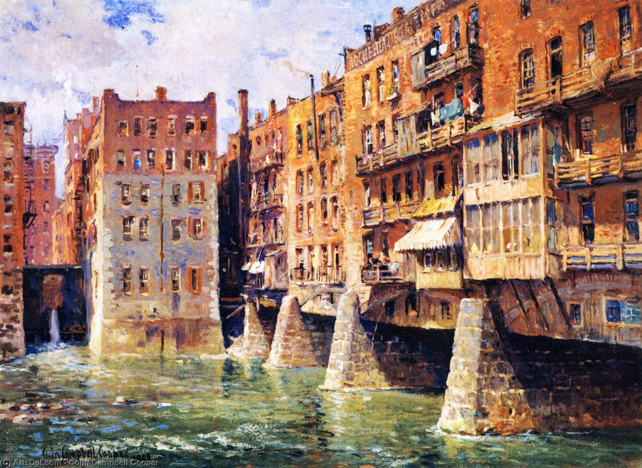 Main Street Bridge, Rochester — Colin Campbell Cooper