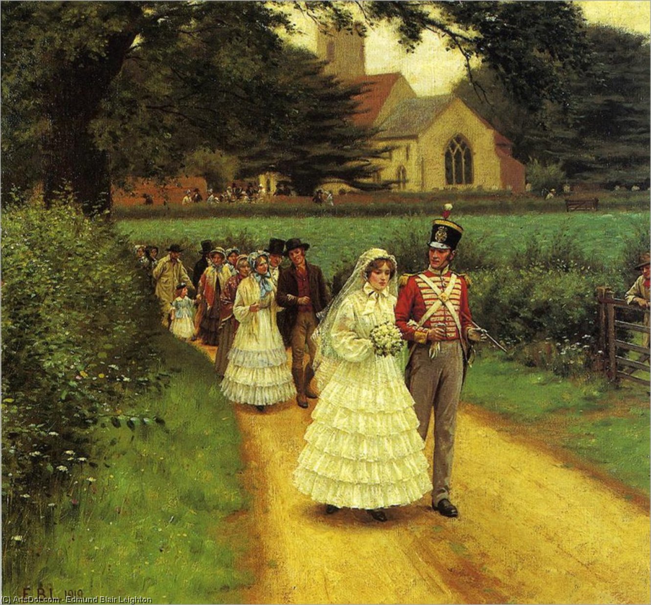 The Wedding March — Edmund Blair Leighton