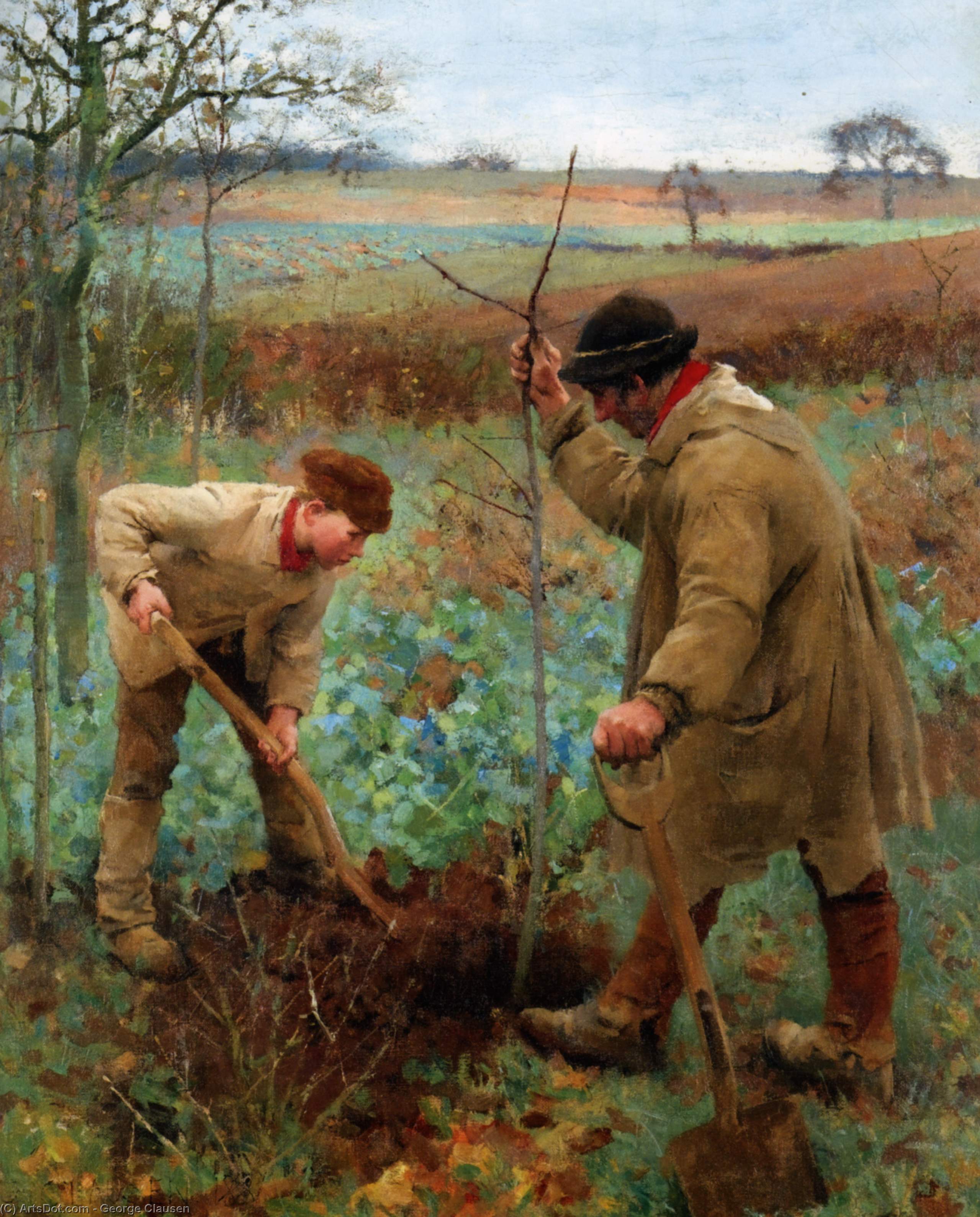 Planting A Tree — Sir George Clausen