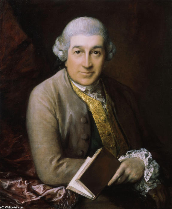 Portrait Of David Garrick — Thomas Gainsborough
