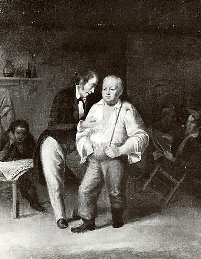 Bar Room Advice, (painting) — David Gilmour Blythe
