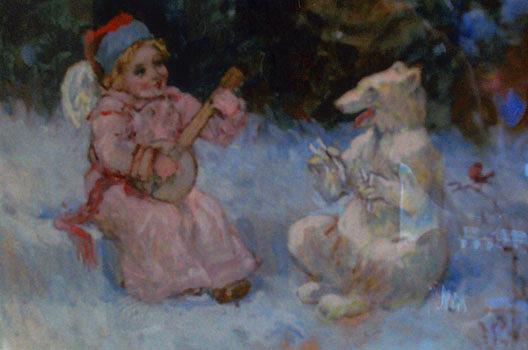 A Trio, (painting) — Frederick Stuart Church